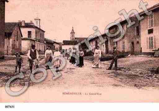 Ville de REMEREVILLE, carte postale ancienne