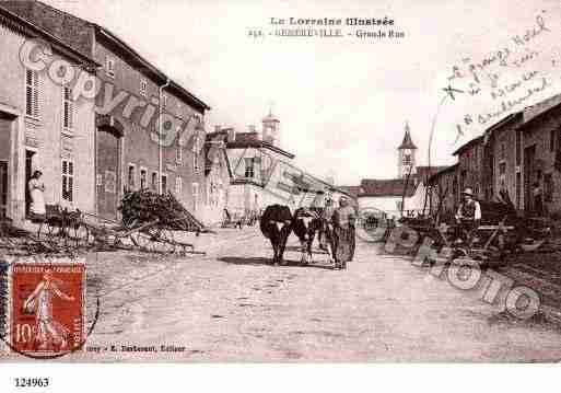 Ville de REMEREVILLE, carte postale ancienne