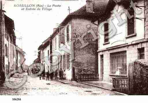 Ville de ROSSILLON, carte postale ancienne