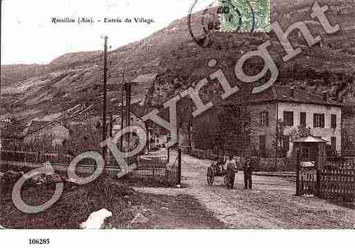 Ville de ROSSILLON, carte postale ancienne