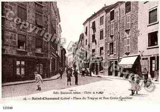 Ville de SAINTCHAMOND, carte postale ancienne