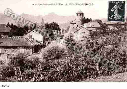 Ville de SAINTGEORGESDECOMMIERS, carte postale ancienne