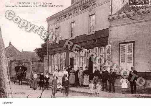 Ville de SAINTSAUFLIEU, carte postale ancienne