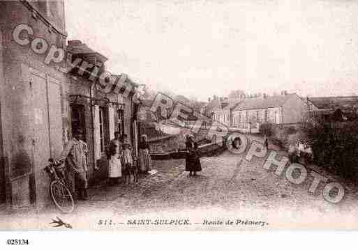 Ville de SAINTSULPICE, carte postale ancienne