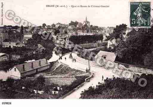 Ville de SEGRE, carte postale ancienne