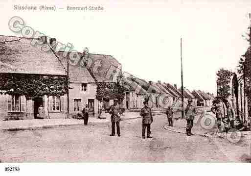 Ville de SISSONNE, carte postale ancienne