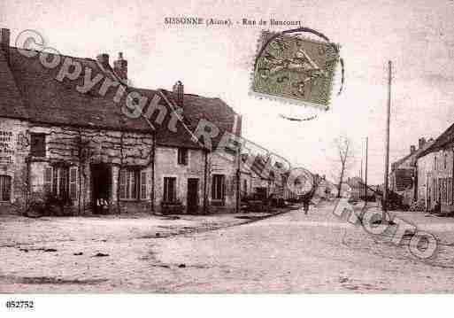 Ville de SISSONNE, carte postale ancienne