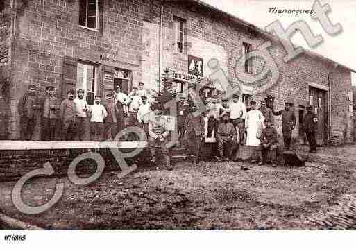 Ville de THENORGUES, carte postale ancienne