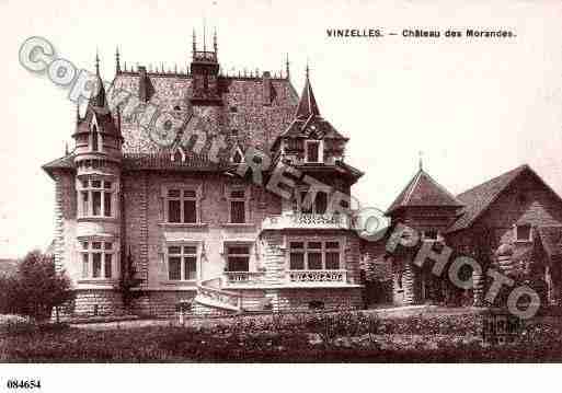 Ville de VINZELLES, carte postale ancienne