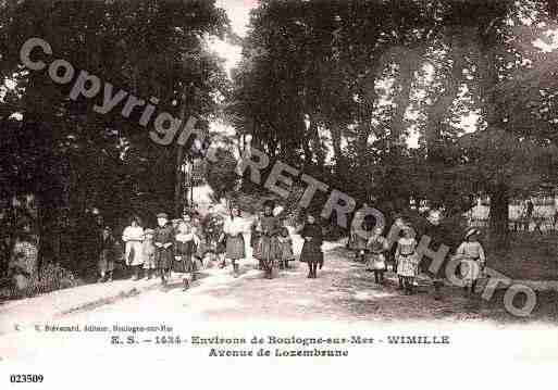 Ville de WIMILLE, carte postale ancienne