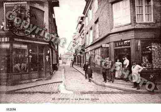 Ville de YVETOT, carte postale ancienne