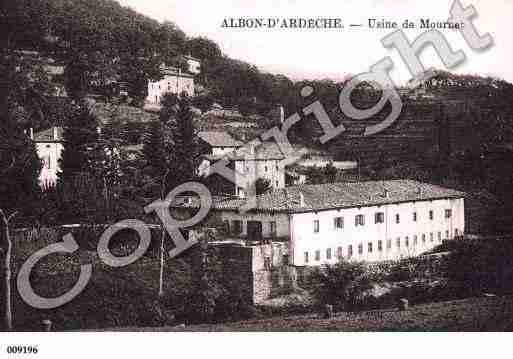 Ville de ALBON, carte postale ancienne