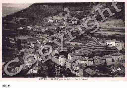 Ville de ALBON, carte postale ancienne