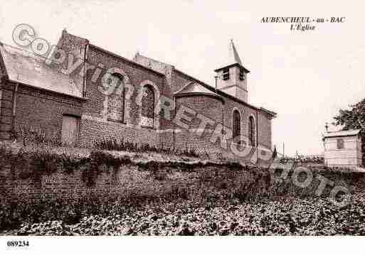 Ville de AUBENCHEULAUBAC, carte postale ancienne