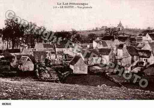 Ville de BASTIT(LE), carte postale ancienne