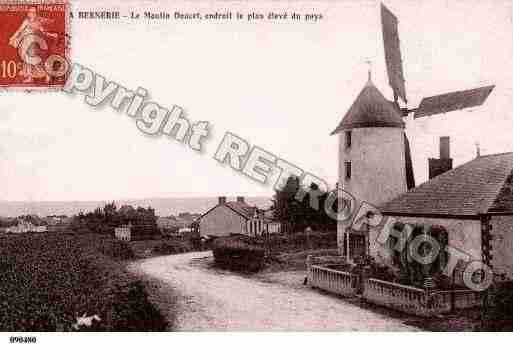 Ville de BERNERIEENRETZ(LA), carte postale ancienne