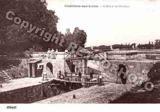 Ville de CHATILLONSURLOIRE, carte postale ancienne