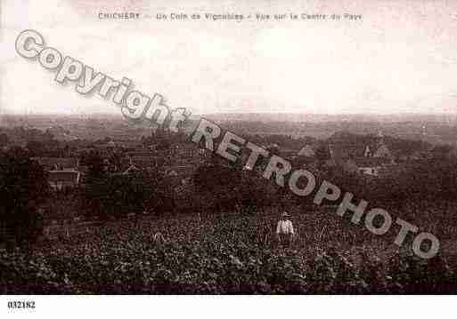 Ville de CHICHERY, carte postale ancienne