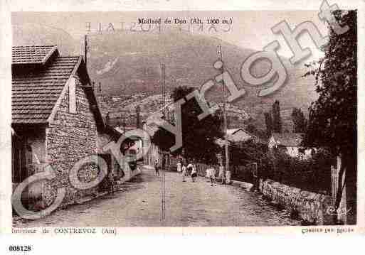 Ville de CONTREVOZ, carte postale ancienne