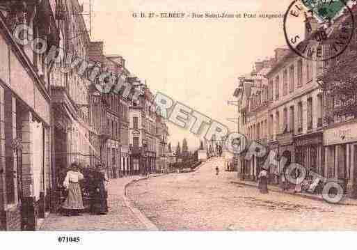 Ville de ELBEUF, carte postale ancienne