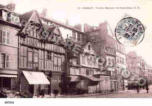 Ville de ELBEUF, carte postale ancienne