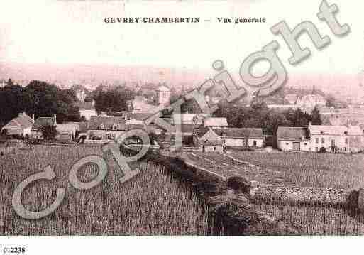 Ville de GEVREYCHAMBERTIN, carte postale ancienne