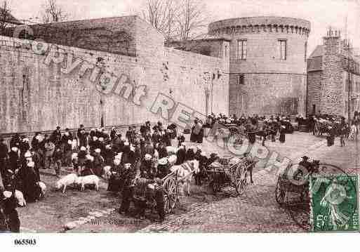 Ville de GUINGAMP, carte postale ancienne