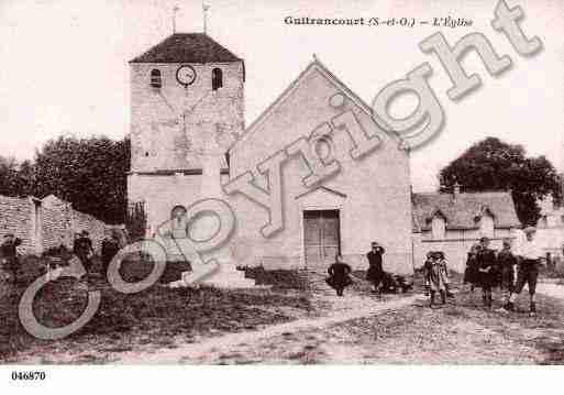 Ville de GUITRANCOURT, carte postale ancienne