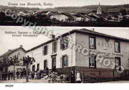 Ville de HARPRICH, carte postale ancienne