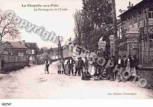 Ville de LACHAPELLEAUXPOTS, carte postale ancienne