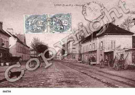 Ville de LIVRYGARGAN, carte postale ancienne