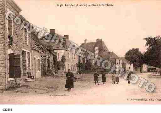 Ville de LOHEAC, carte postale ancienne