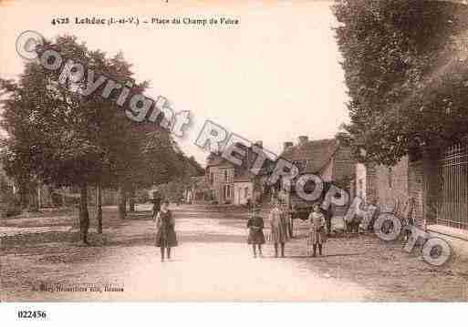 Ville de LOHEAC, carte postale ancienne