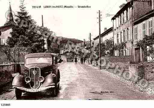 Ville de LORRYLESMETZ, carte postale ancienne