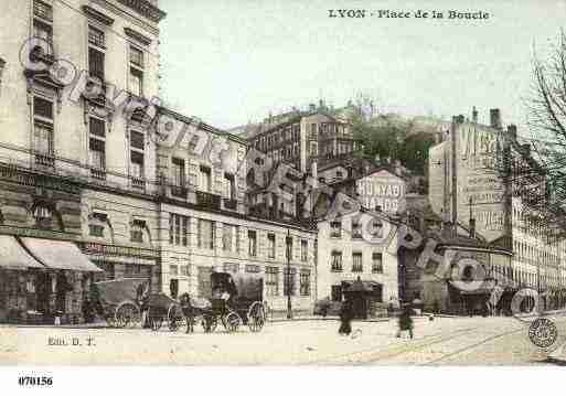 Ville de LYON, carte postale ancienne