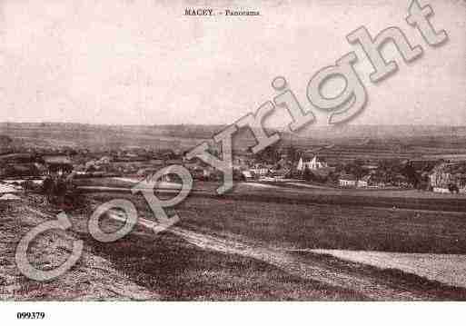 Ville de MACEY, carte postale ancienne