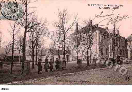 Ville de MARDEUIL, carte postale ancienne