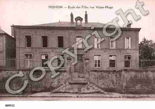 Ville de MOHON, carte postale ancienne