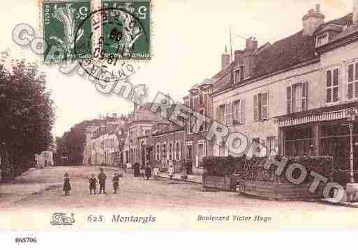 Ville de MONTARGIS, carte postale ancienne