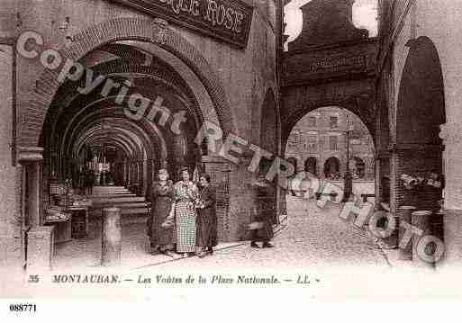 Ville de MONTAUBAN, carte postale ancienne