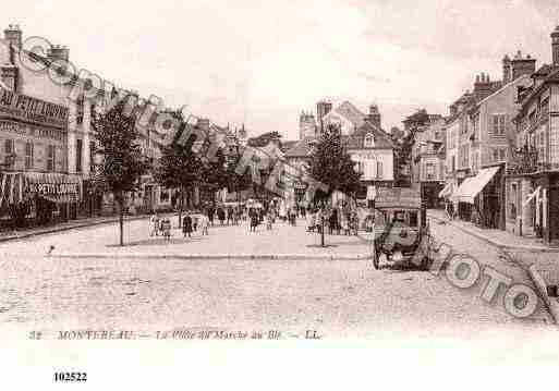 Ville de MONTEREAUFAUTYONNE, carte postale ancienne