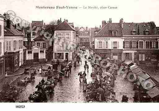 Ville de MONTEREAUFAUTYONNE, carte postale ancienne