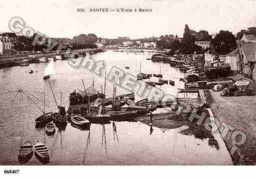 Ville de NANTES, carte postale ancienne