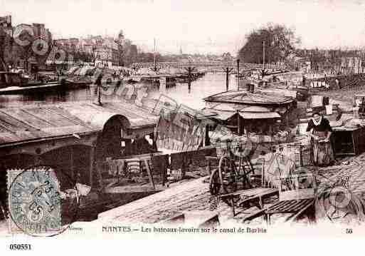 Ville de NANTES, carte postale ancienne