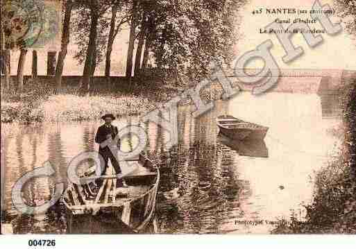 Ville de NANTES, carte postale ancienne