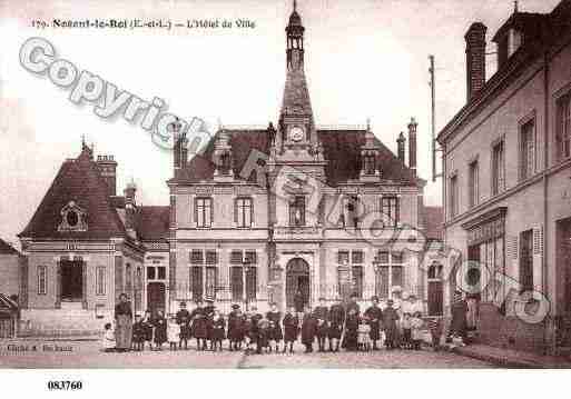 Ville de NOGENTLEROI, carte postale ancienne