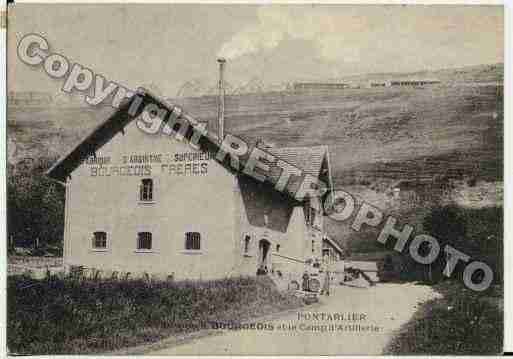 Ville de PONTARLIER, carte postale ancienne