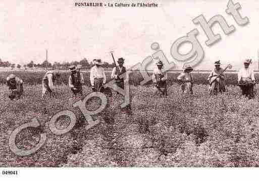 Ville de PONTARLIER, carte postale ancienne