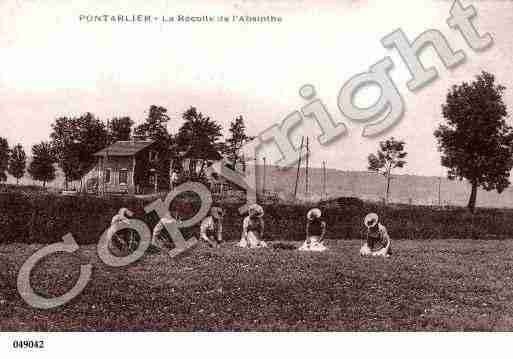 Ville de PONTARLIER, carte postale ancienne