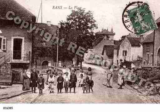 Ville de RANS, carte postale ancienne